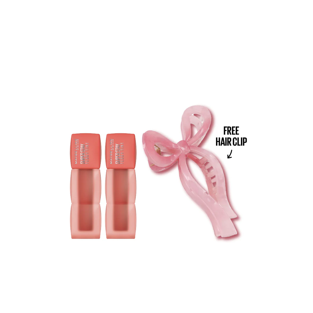 2 * Super Stay Teddy Tint Soft Blurred Matte Lip Tint | 12h Longwear, Transfer proof + GIft