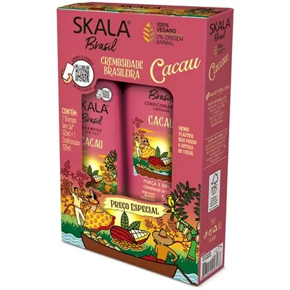 Brasil - Kit Shampoo e Condicionador Cacau