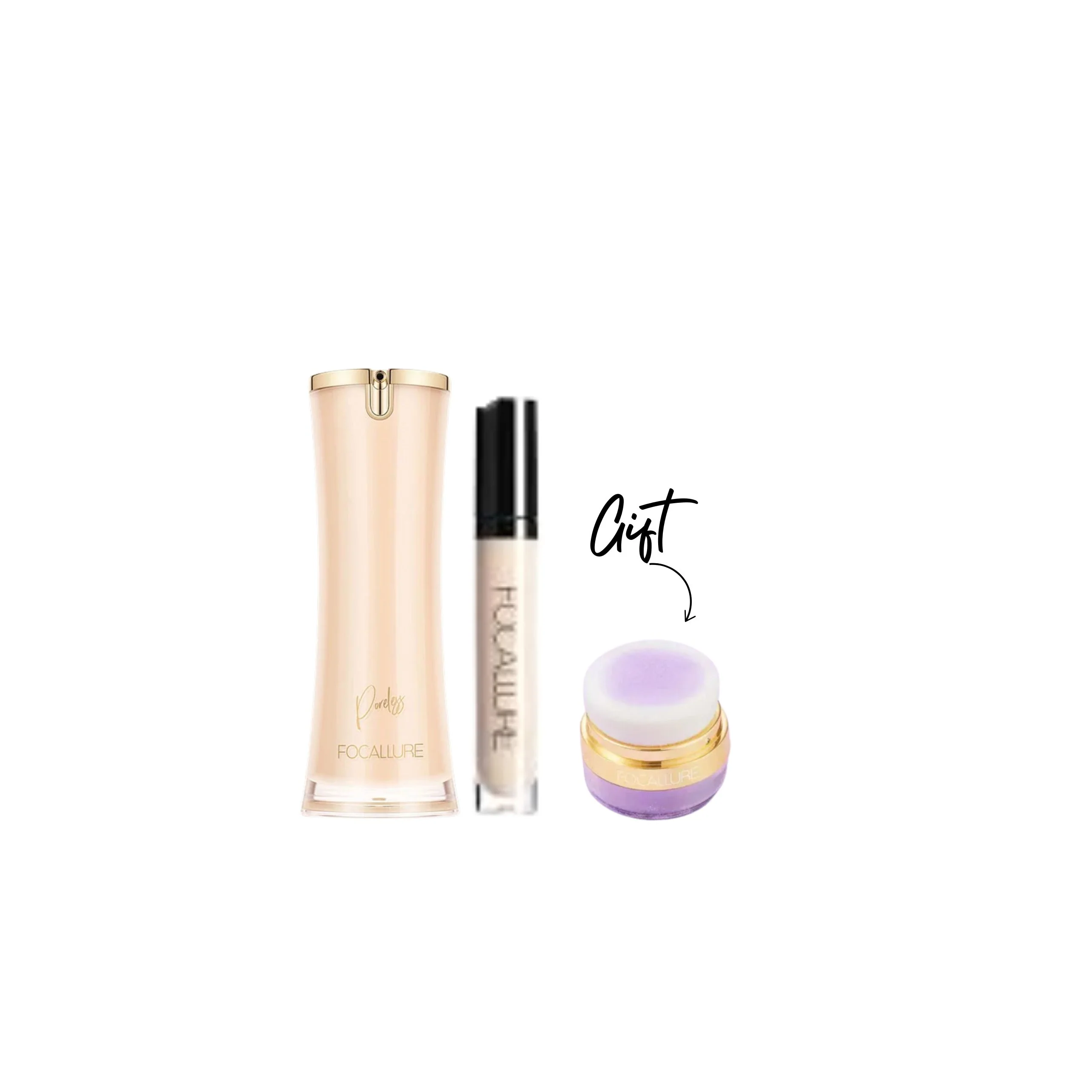 Buy Foundation + Concealer, Get Powder FREE