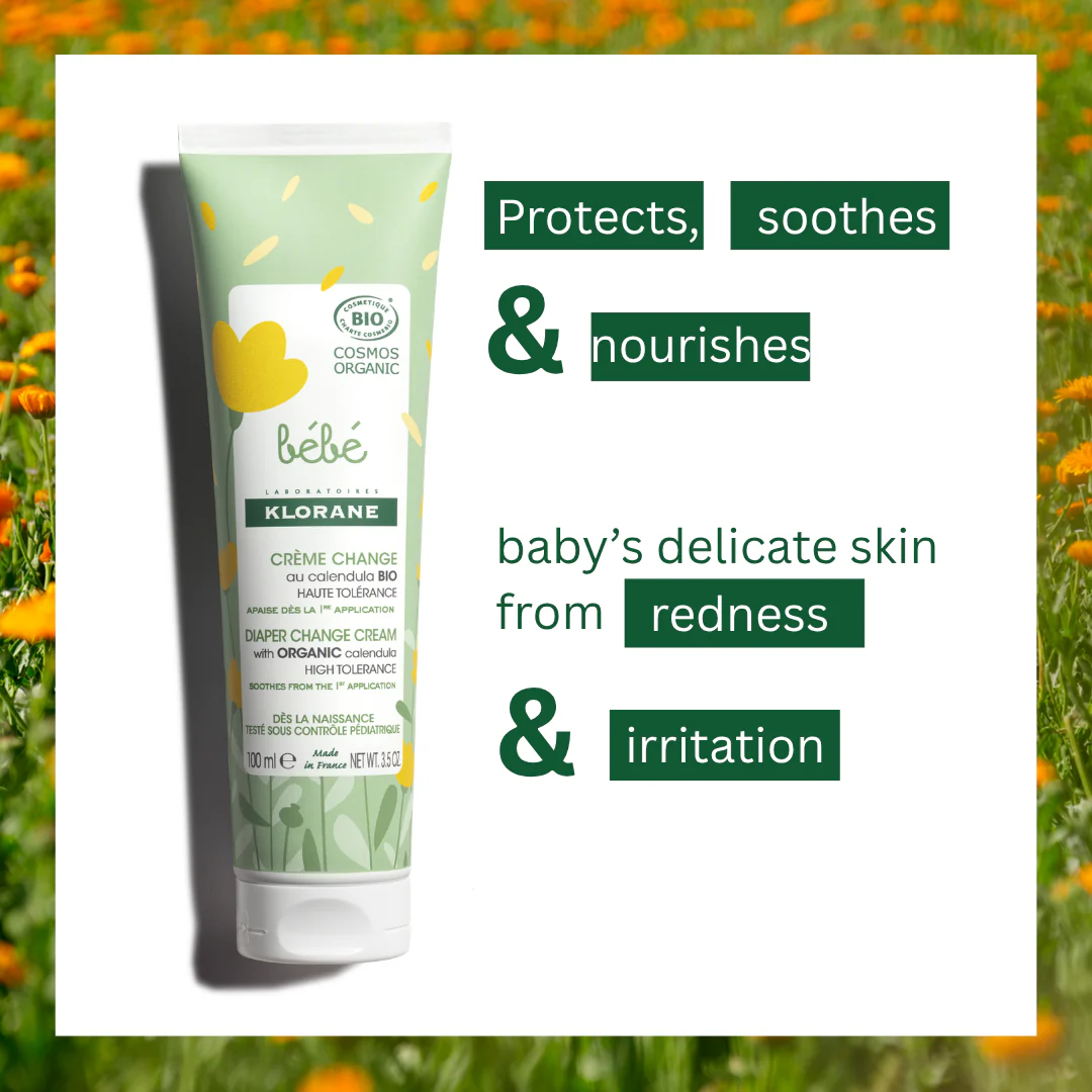 Buy Klorane Baby Certified Organic Change Cream and get a free 500ml Gentle Foaming gel - Image 4