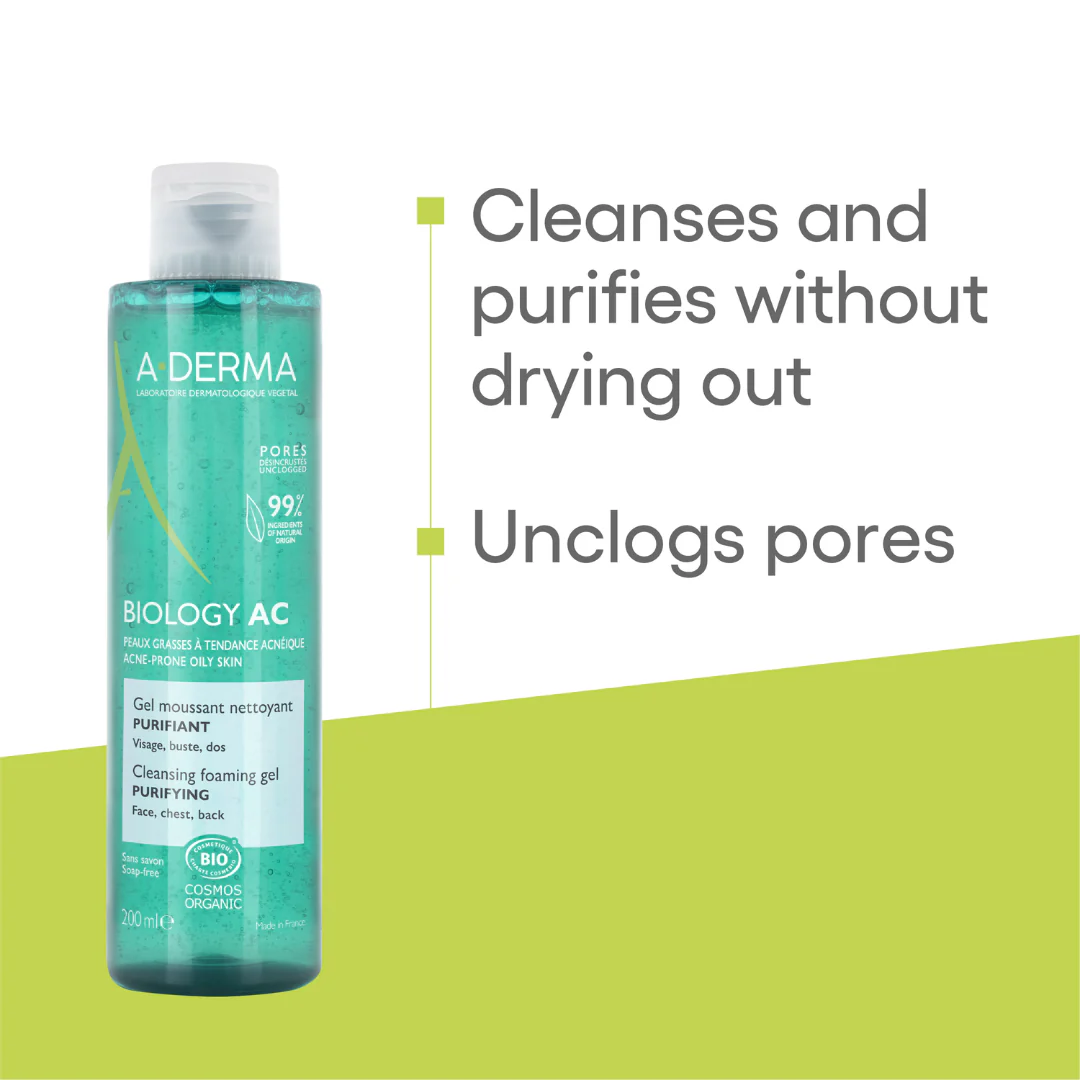 Buy one A-Derma Biology AC Perfect Anti-blemish fluid and get a FREE 200ml Biology AC Purfifying foaming gel - Image 7
