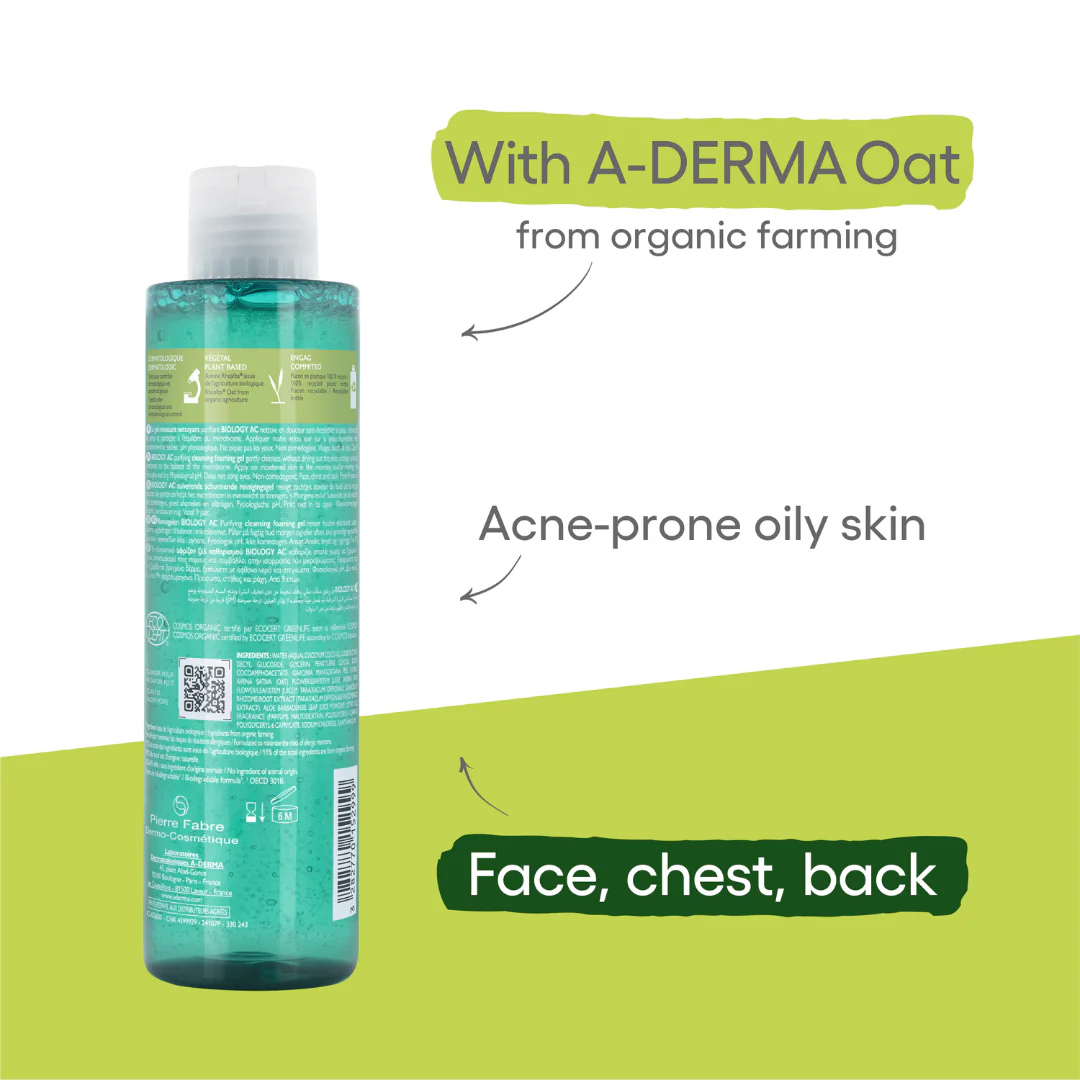 Buy one A-Derma Biology AC Perfect Anti-blemish fluid and get a FREE 200ml Biology AC Purfifying foaming gel - Image 8