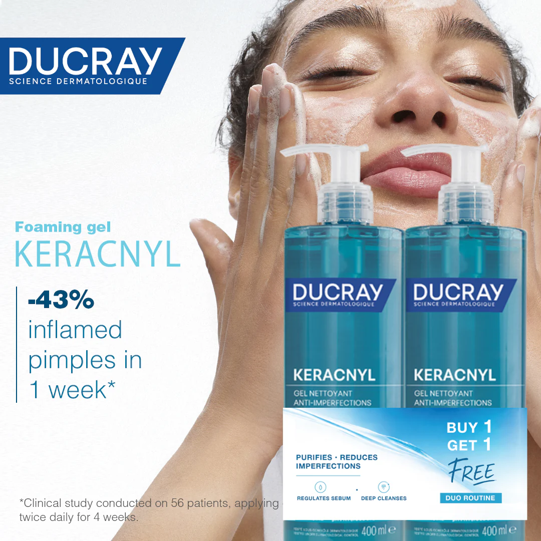 Buy One Get One Ducray Keracnyl Foaming Gel 400ml - Image 3