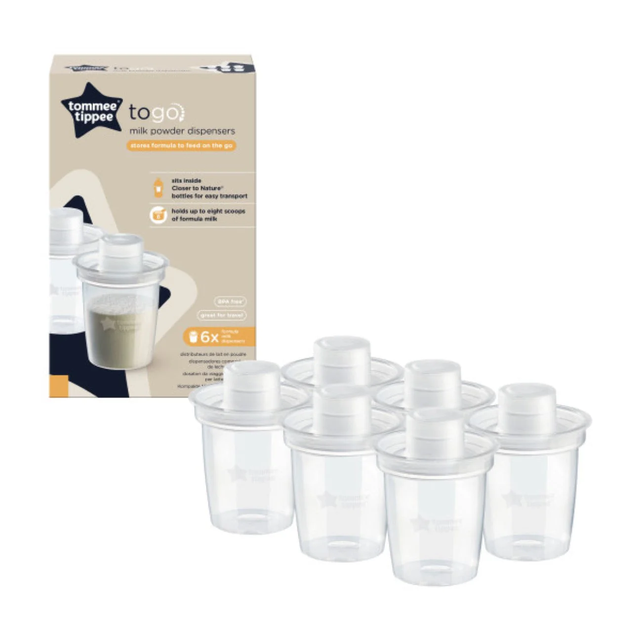 Closer To Nature Milk Powder Dispensers - Pack of 6 - Image 2