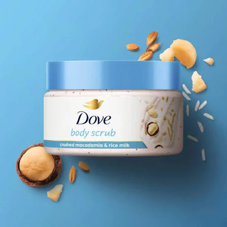 Crushed Macadamia & Rice Milk Body Scrub 100ml
