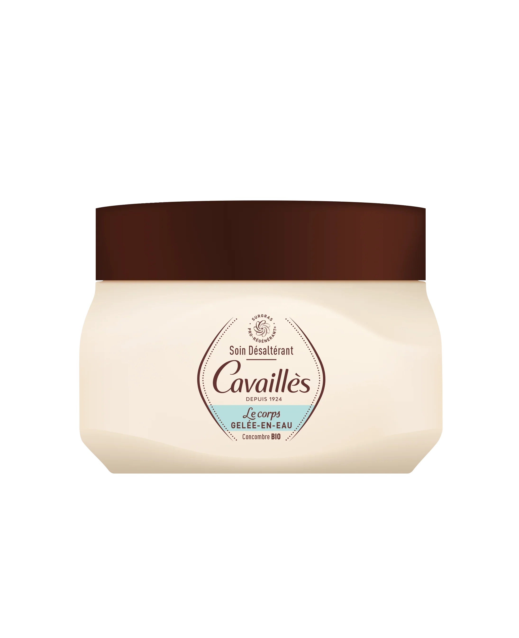 Desalinating water gel
