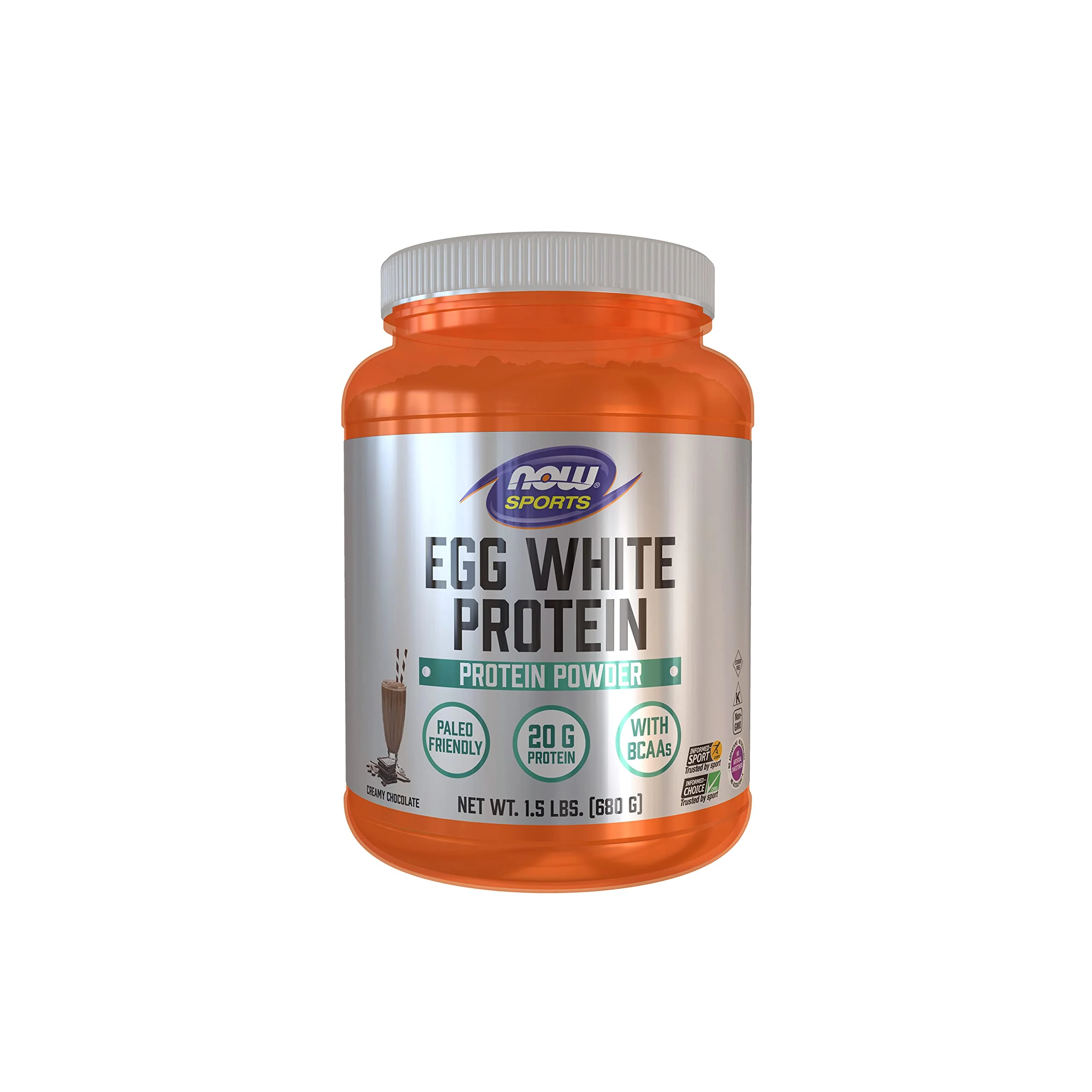 Egg White Protein - Informed Sport Certified Rich Chocolate 1.5 lbs