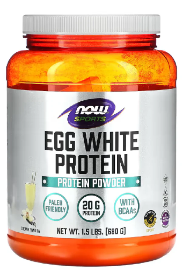 Egg white Protein Powder - Informed Sport Certified Creamy Vanilla 1.5 lbs