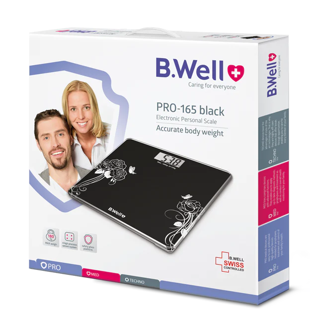 Electronic Personal Scale Pro-165 Black