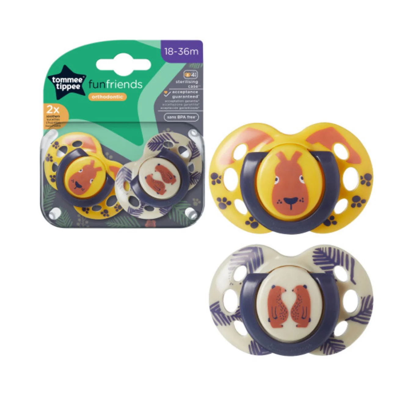 Fun Style Soother 18-36M - Pack of 2 - Image 2