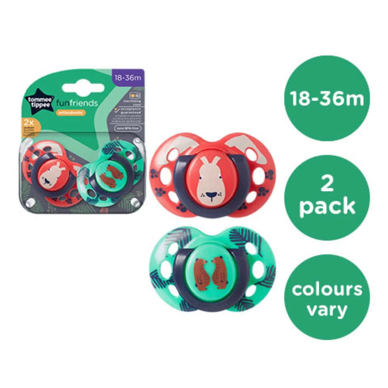 Fun Style Soother 18-36M - Pack of 2 - Image 4