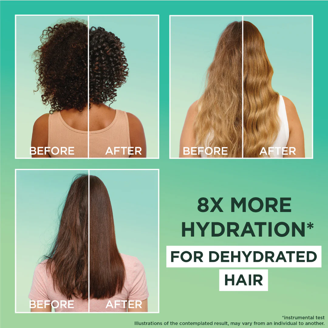 Garnier Ultra Doux Aloe Vera Vegan Hair Food 3in1 Mask for dehydrated hair, Boosted with Vitamins C, E & F - Image 5