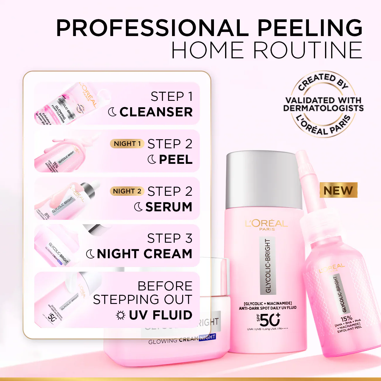 Glycolic-Bright Anti-Dark Spot Exfoliant Peel 15% AHA + BHA + PHA + Niacinamide - Image 9