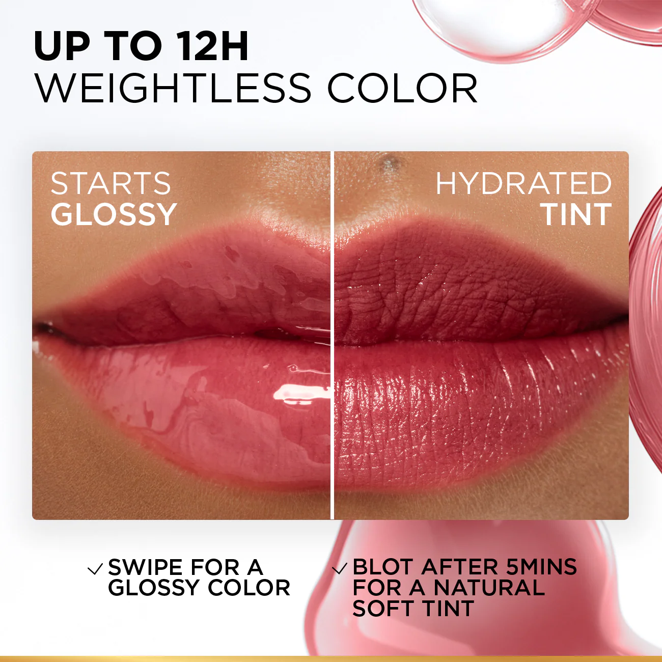Hyaluron Tint Lip Stain Serum Long Lasting, Hydrating Lip Makeup Infused with Hyaluronic Acid 5ml - Image 11