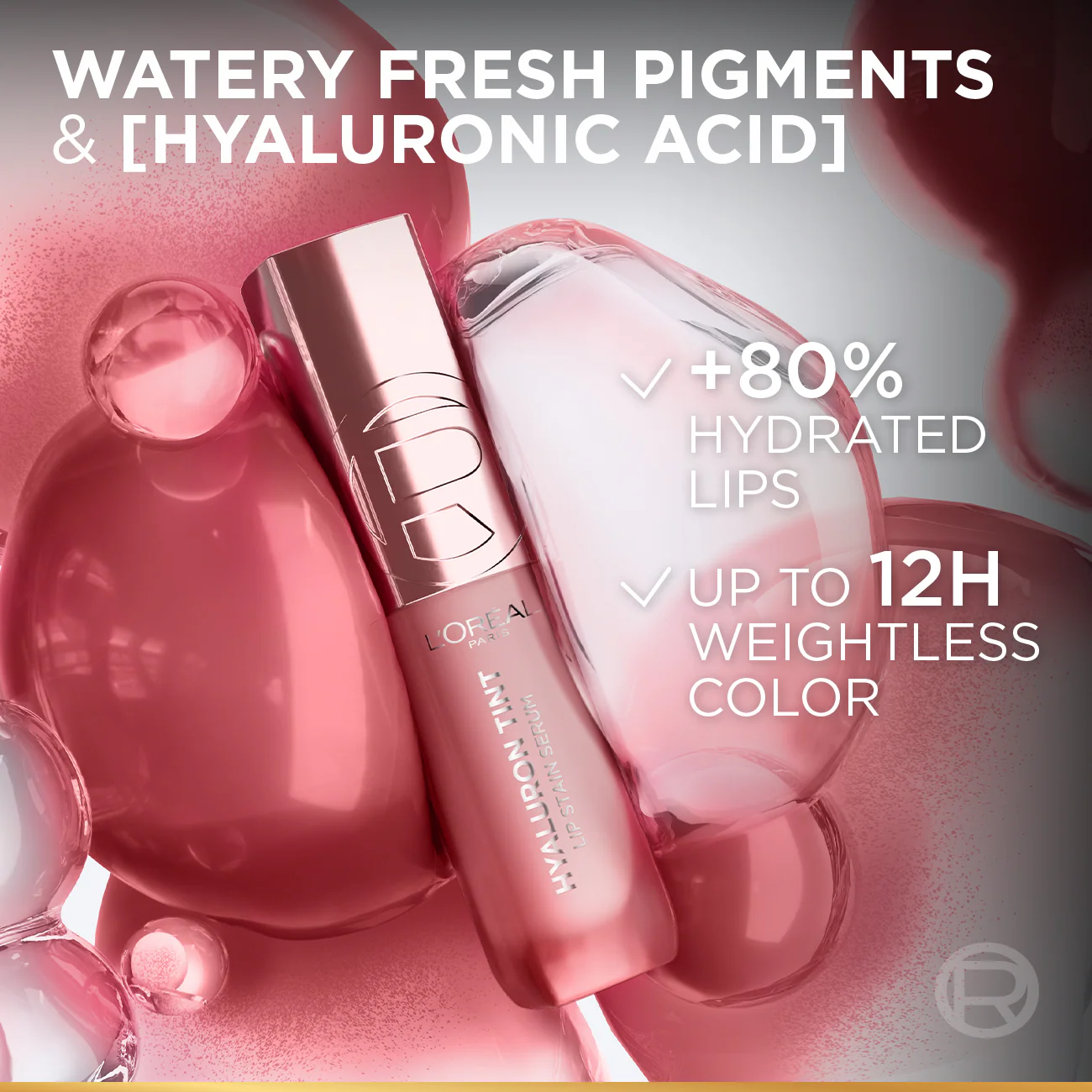 Hyaluron Tint Lip Stain Serum Long Lasting, Hydrating Lip Makeup Infused with Hyaluronic Acid 5ml - Image 8