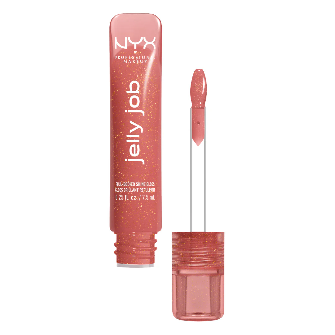 Jelly Job Lip Gloss, Lip Tint Gloss with Full-Bodied, Smoothing, and Hyper-Glossy Shine