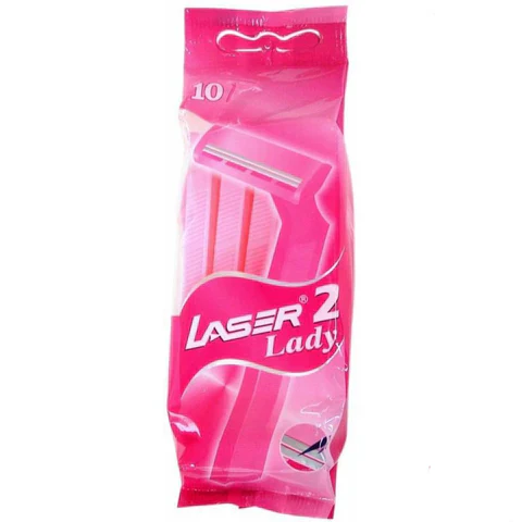 Lady disposable 2-blade shaver 10 pieces