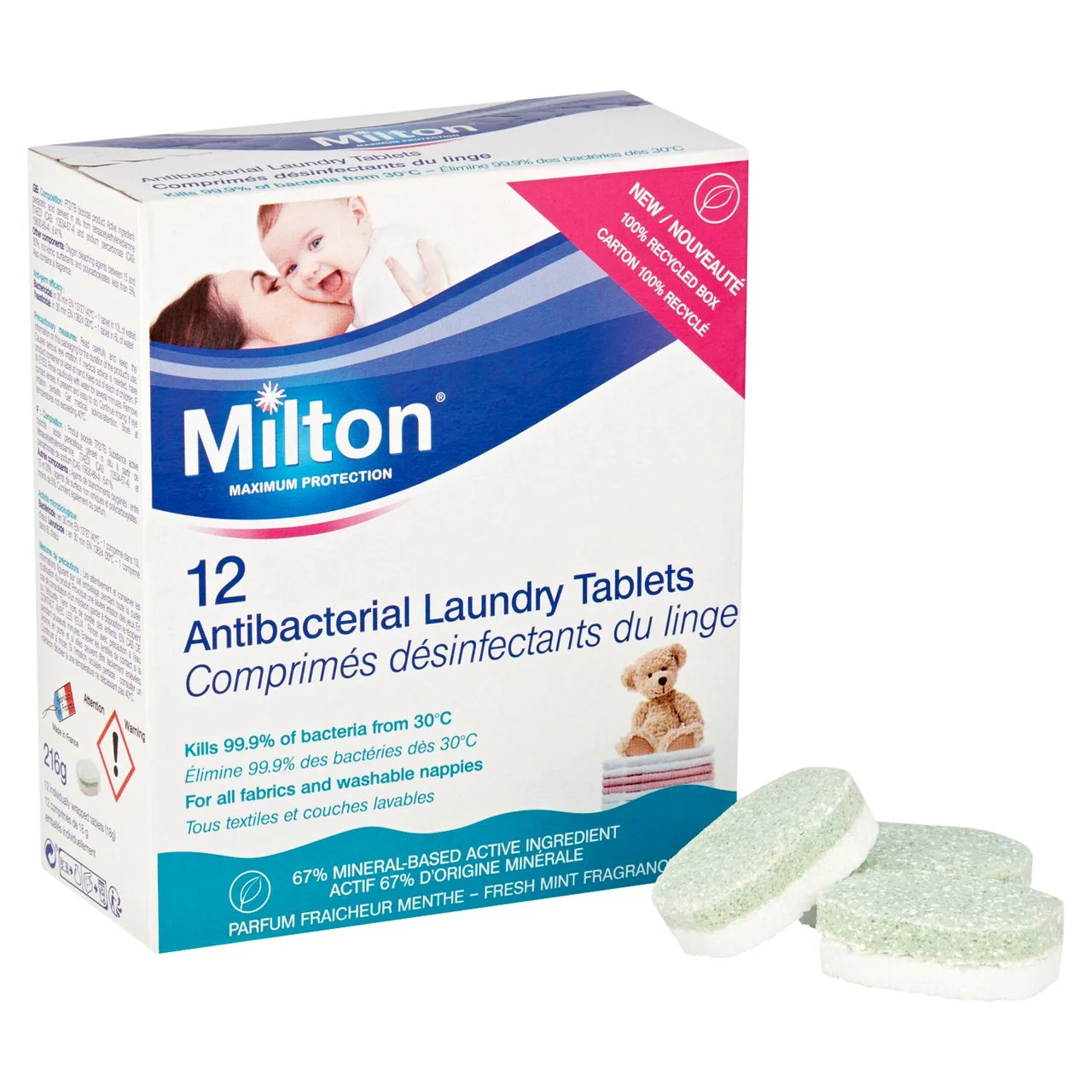 Milton Antibacterial Laundry Tablets