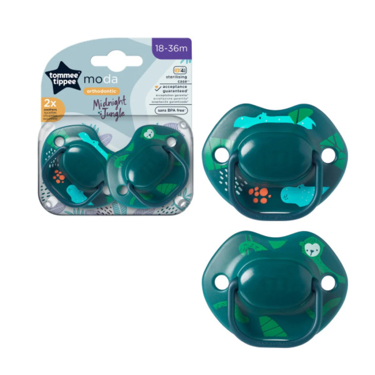 Moda Soother (18-36M) - Pack of 2 - Image 2