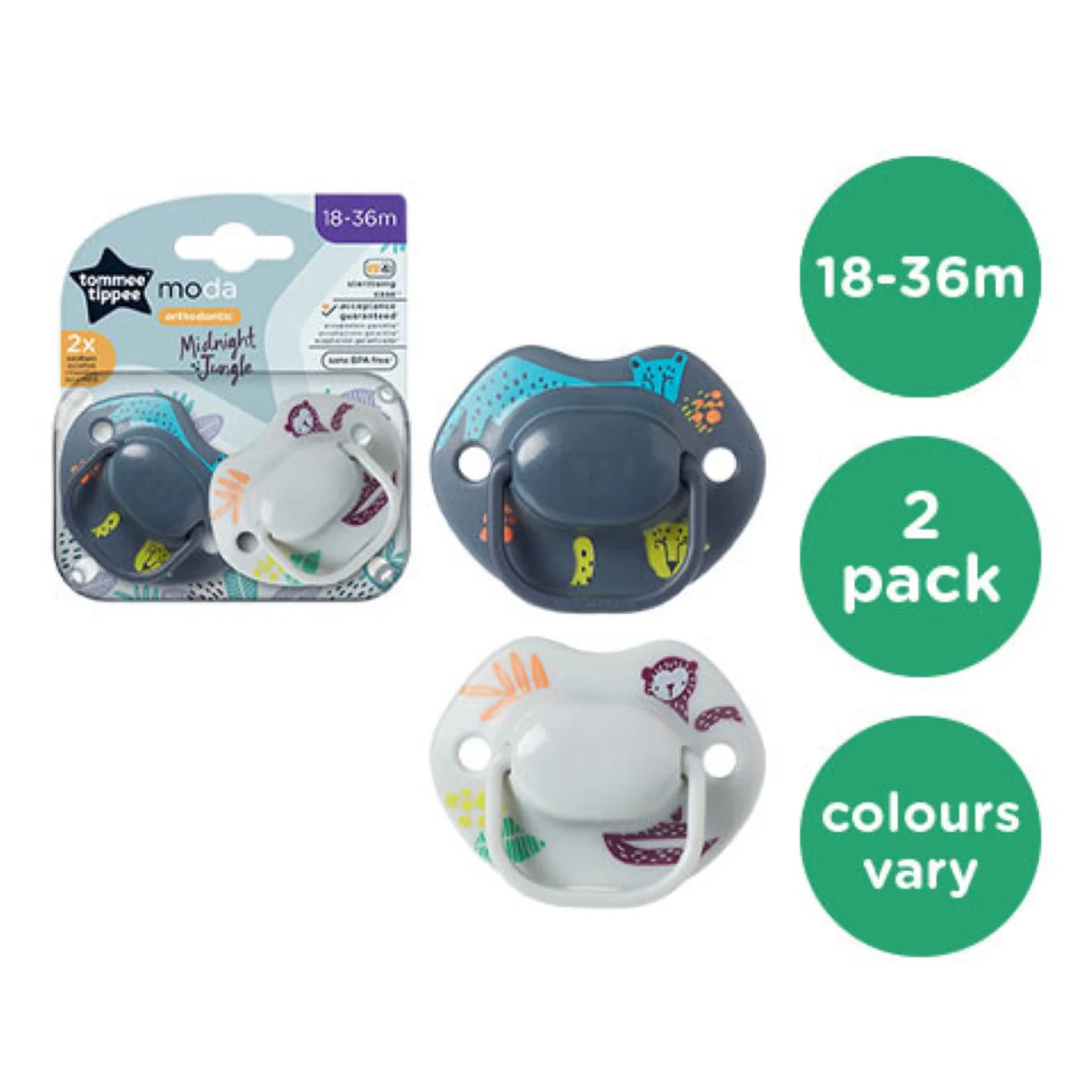 Moda Soother (18-36M) - Pack of 2 - Image 4