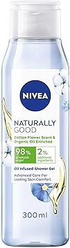 Naturally Good Cotton Flower Scent & Organic Oil Shower Gel