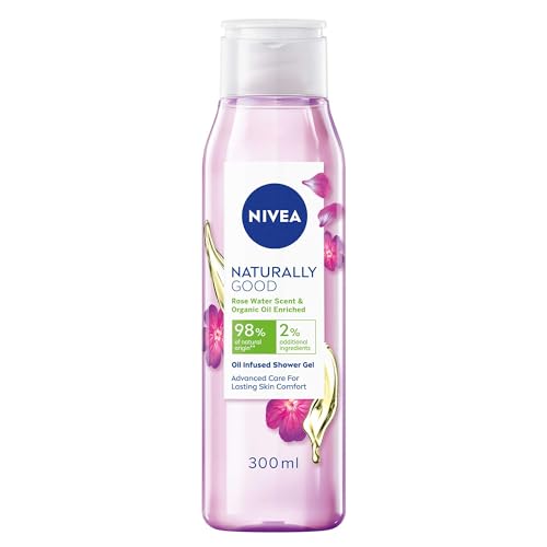 Naturally Good Rose Water Scent & Organic Oil Shower Gel Wash