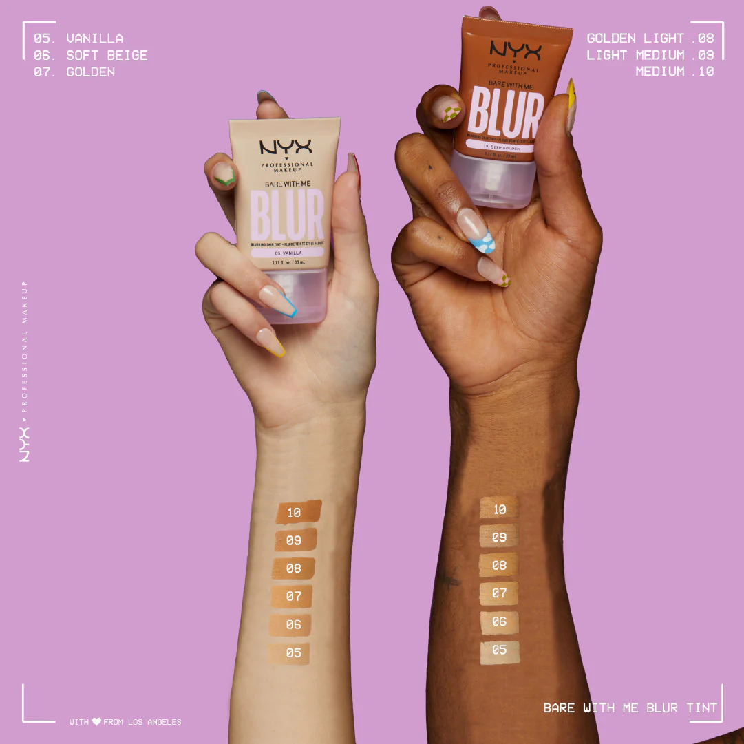 Bare with Me Blur Tint Foundation, Medium Coverage, 12 Hours Hydrating - Image 25