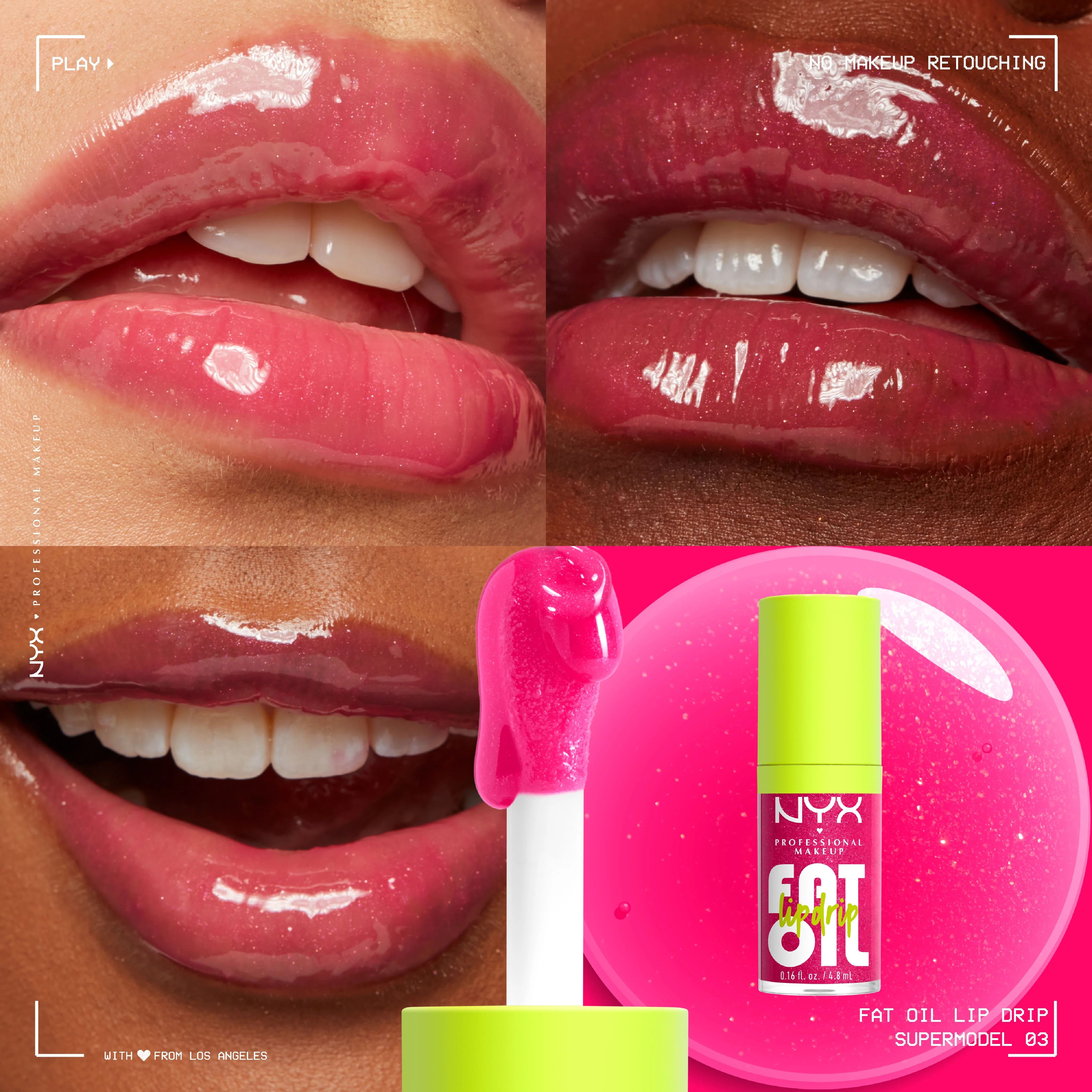 Fat Oil Lip Drip, Moisturizing, Shiny, Vegan Tinted Lip Gloss, Non-Sticky Finish, 12H Hydration - Image 13