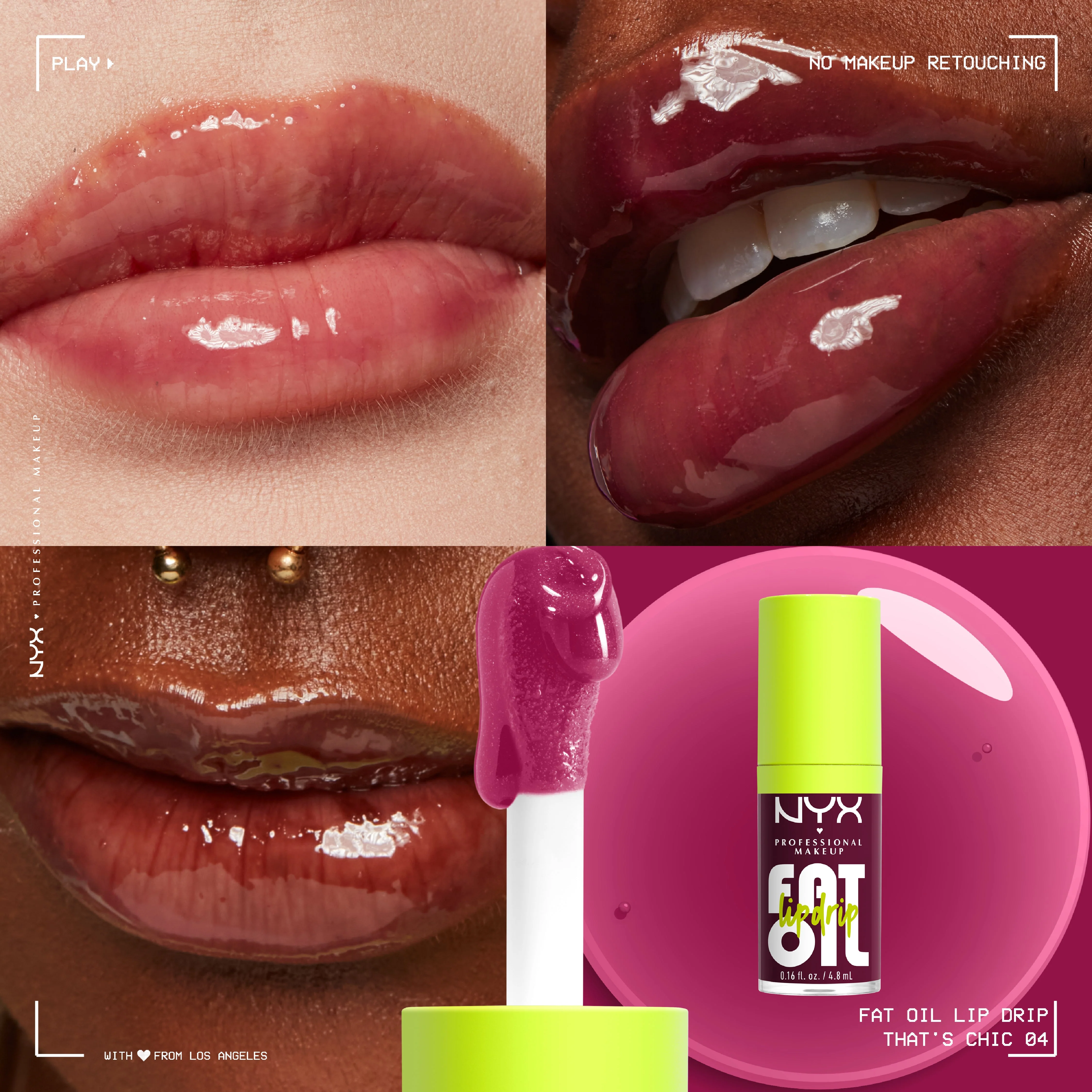 Fat Oil Lip Drip, Moisturizing, Shiny, Vegan Tinted Lip Gloss, Non-Sticky Finish, 12H Hydration - Image 18