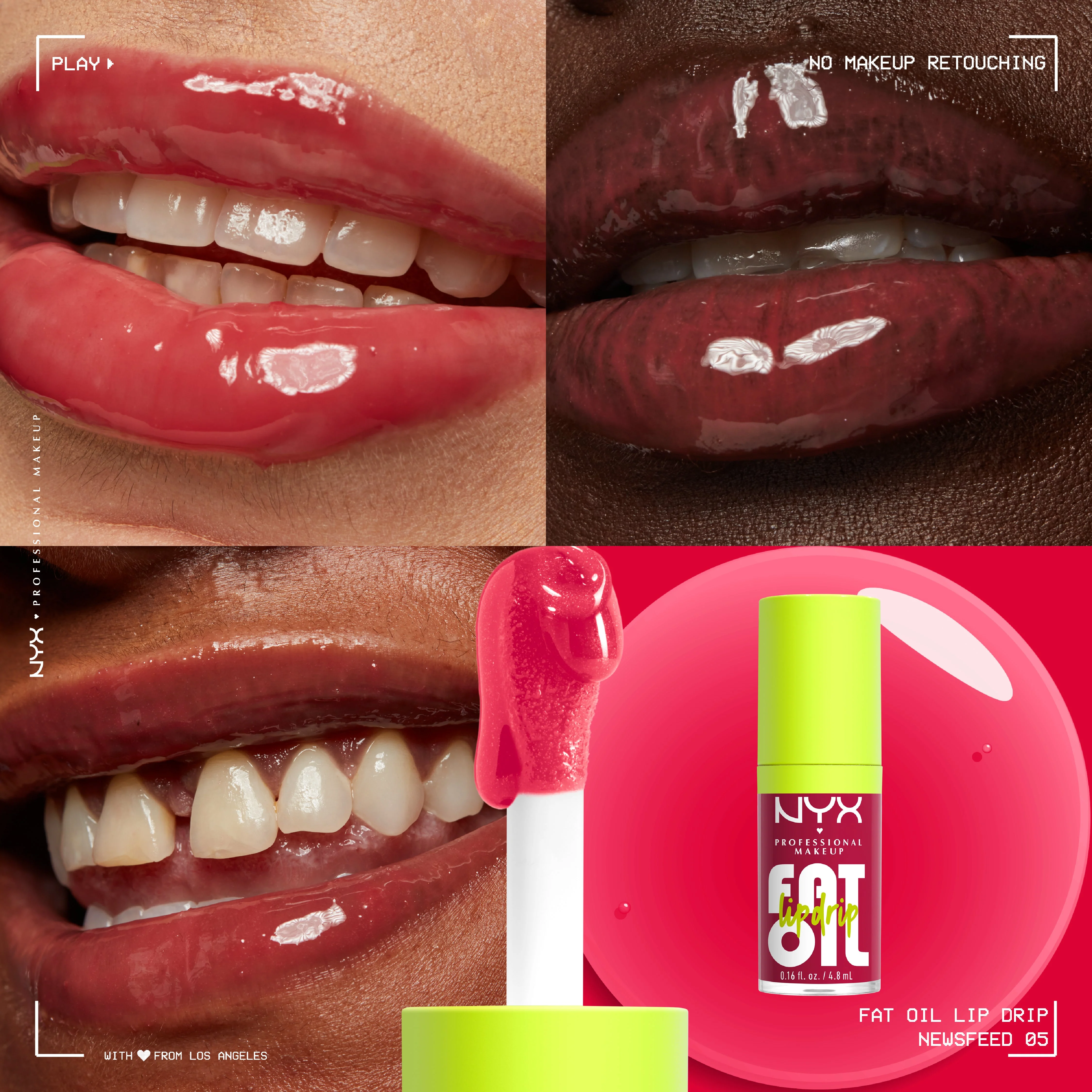 Fat Oil Lip Drip, Moisturizing, Shiny, Vegan Tinted Lip Gloss, Non-Sticky Finish, 12H Hydration - Image 23