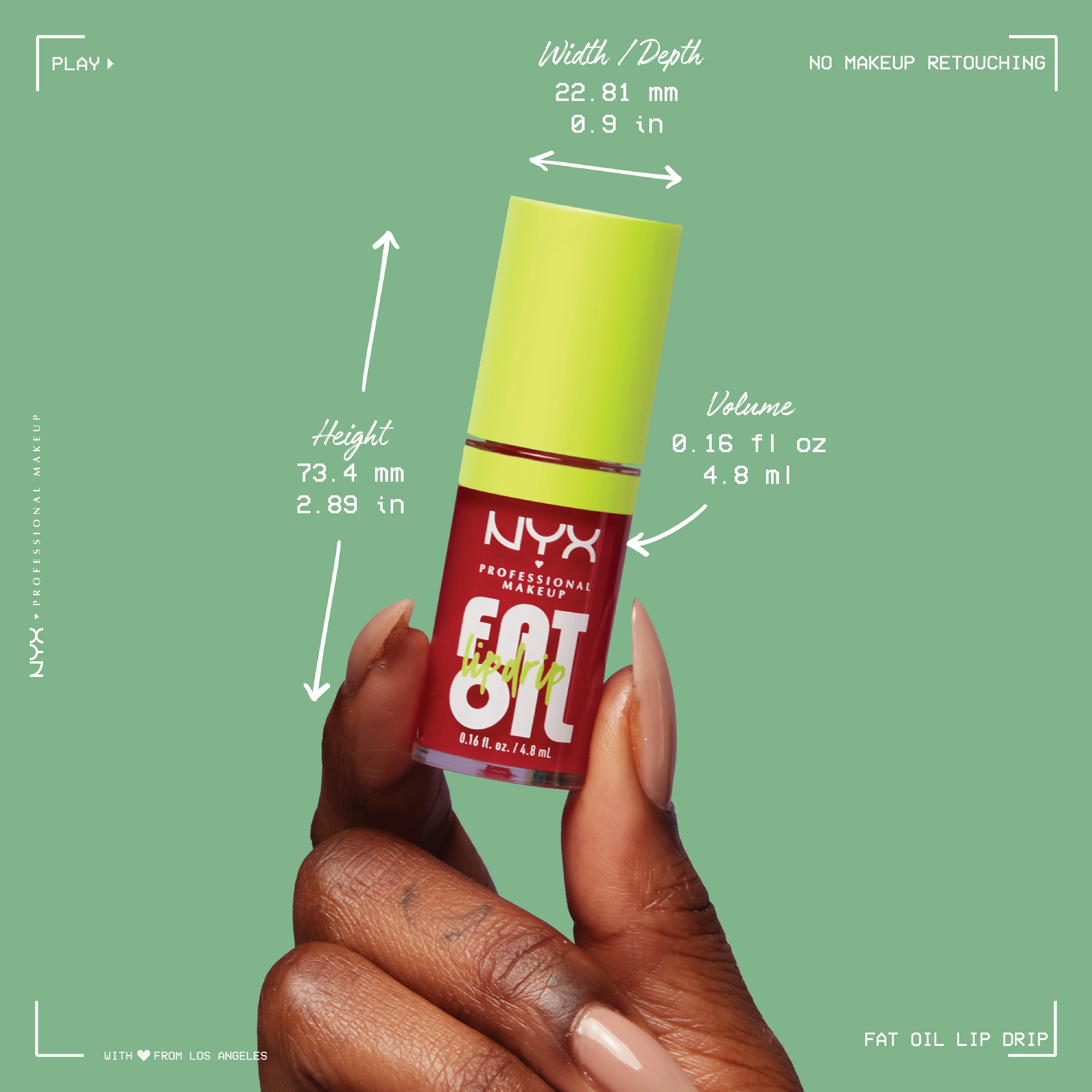 Fat Oil Lip Drip, Moisturizing, Shiny, Vegan Tinted Lip Gloss, Non-Sticky Finish, 12H Hydration - Image 26