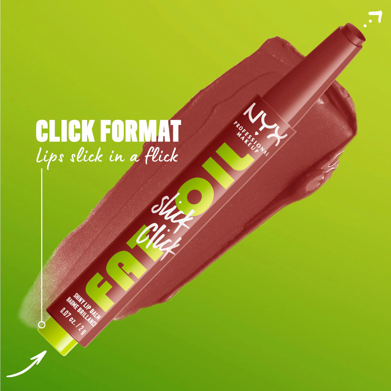 Fat Oil Slick Click Shiny Lip Balm - Image 4