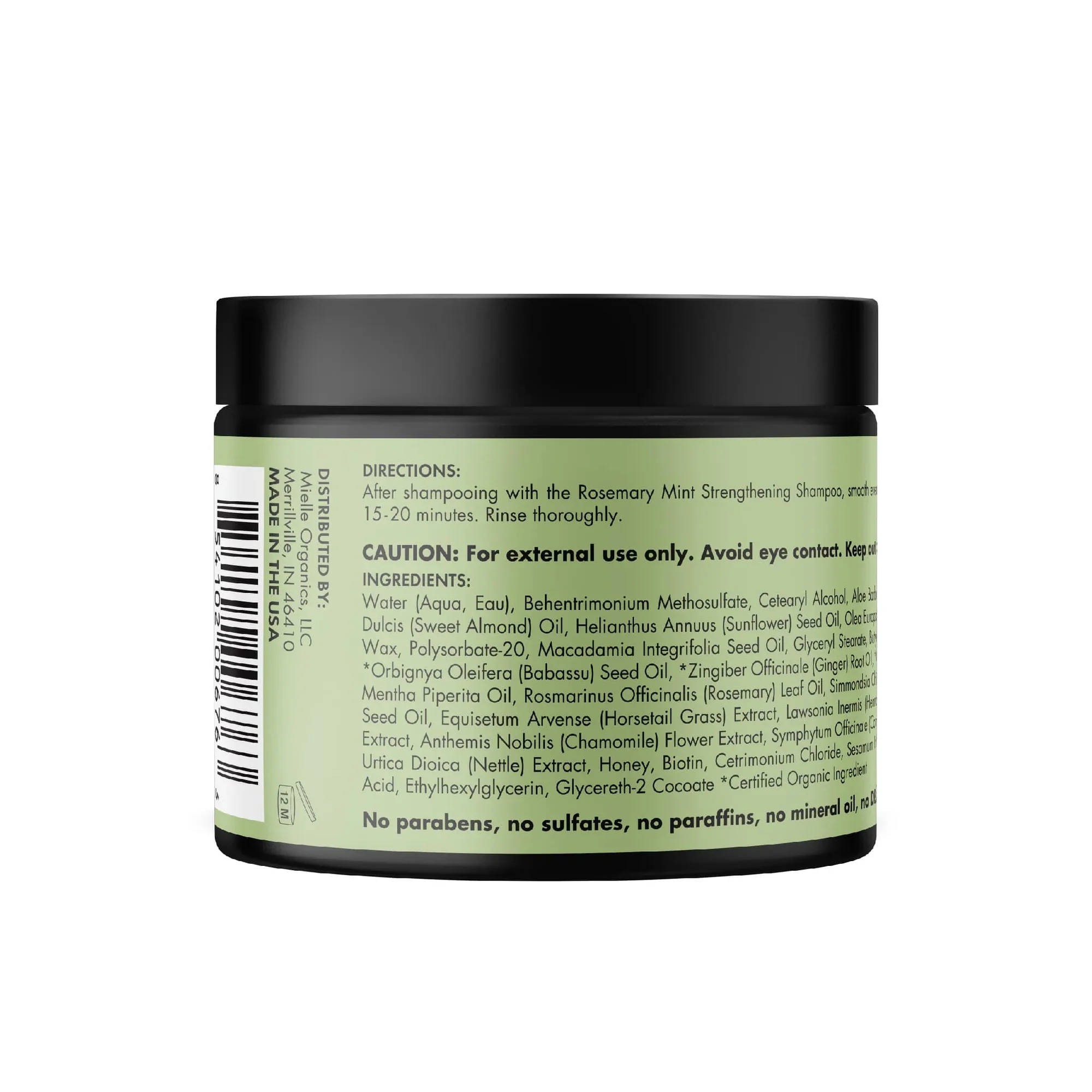 Rosemary Mint Strengthening Hair Masque - Image 2