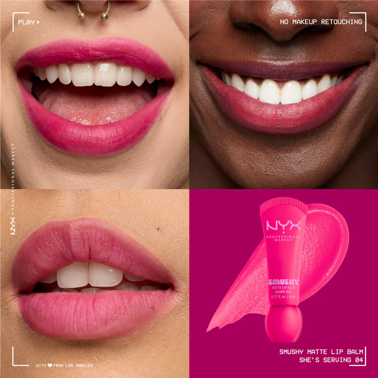 Smushy Matte Lip Balm, Soft Diffused Color, Matte Finish - Image 12