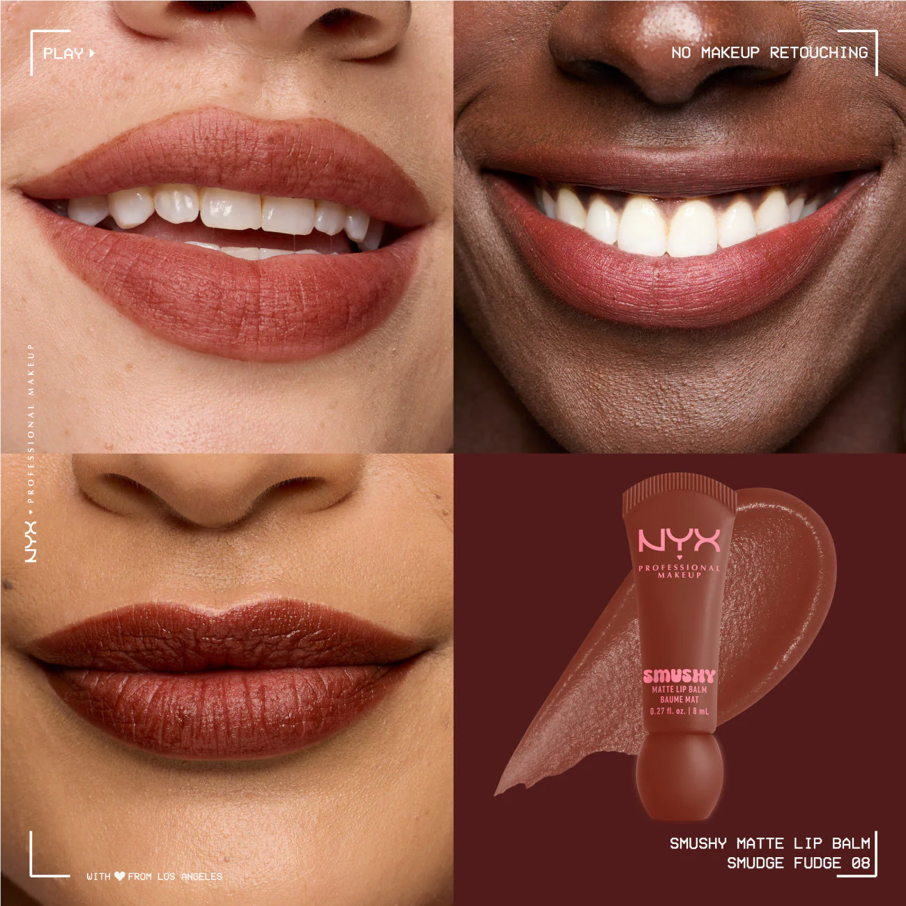 Smushy Matte Lip Balm, Soft Diffused Color, Matte Finish - Image 18