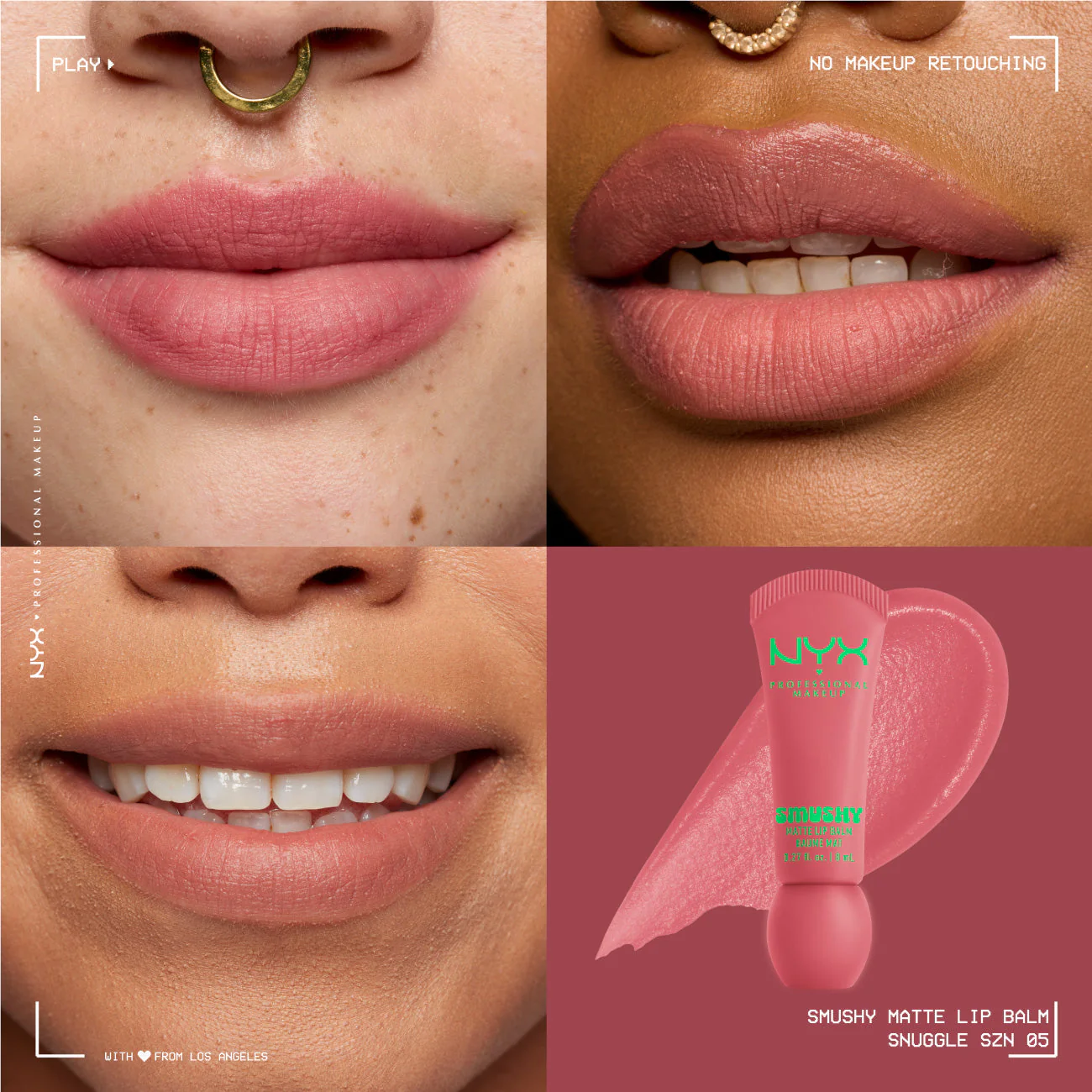 Smushy Matte Lip Balm, Soft Diffused Color, Matte Finish - Image 30