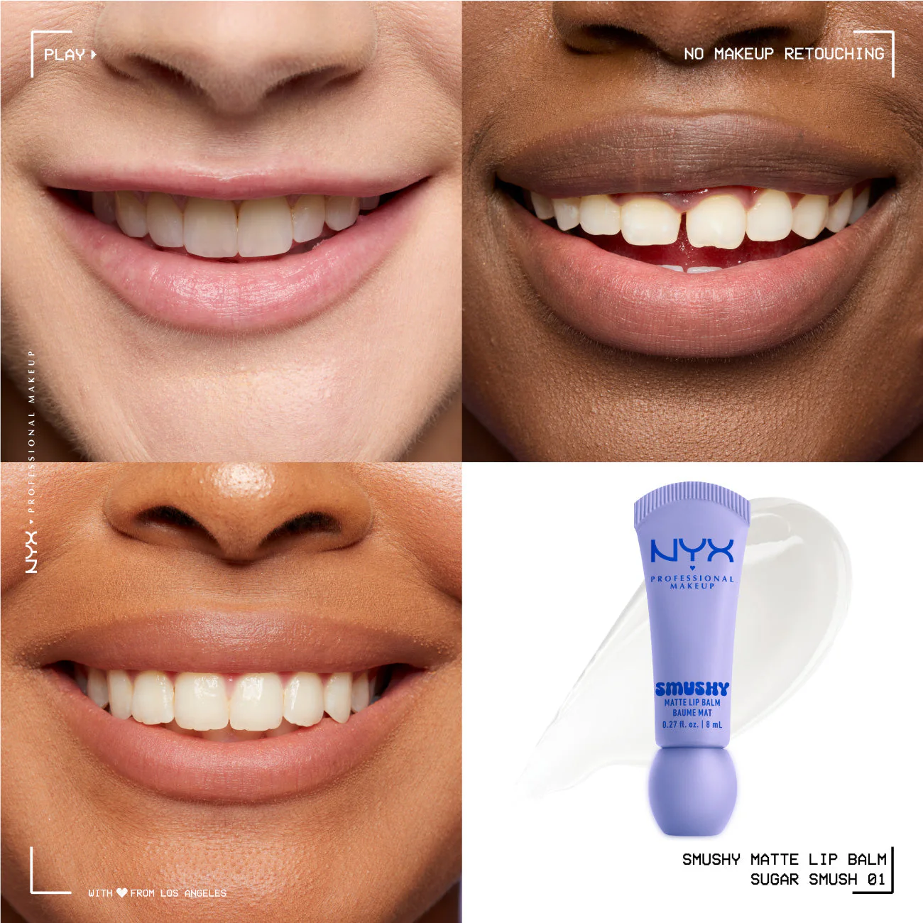 Smushy Matte Lip Balm, Soft Diffused Color, Matte Finish - Image 42