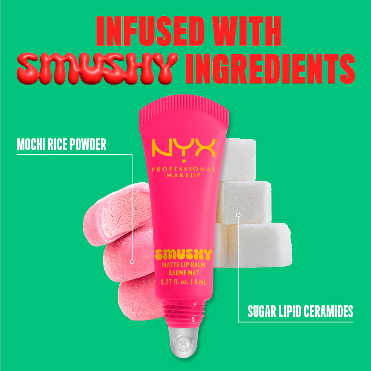 Smushy Matte Lip Balm, Soft Diffused Color, Matte Finish - Image 71