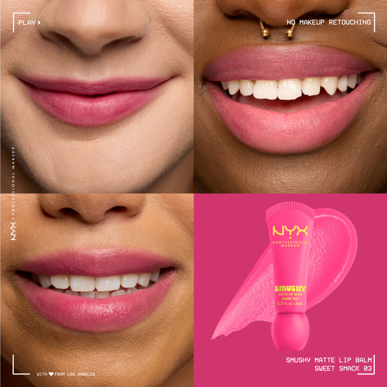 Smushy Matte Lip Balm, Soft Diffused Color, Matte Finish - Image 72