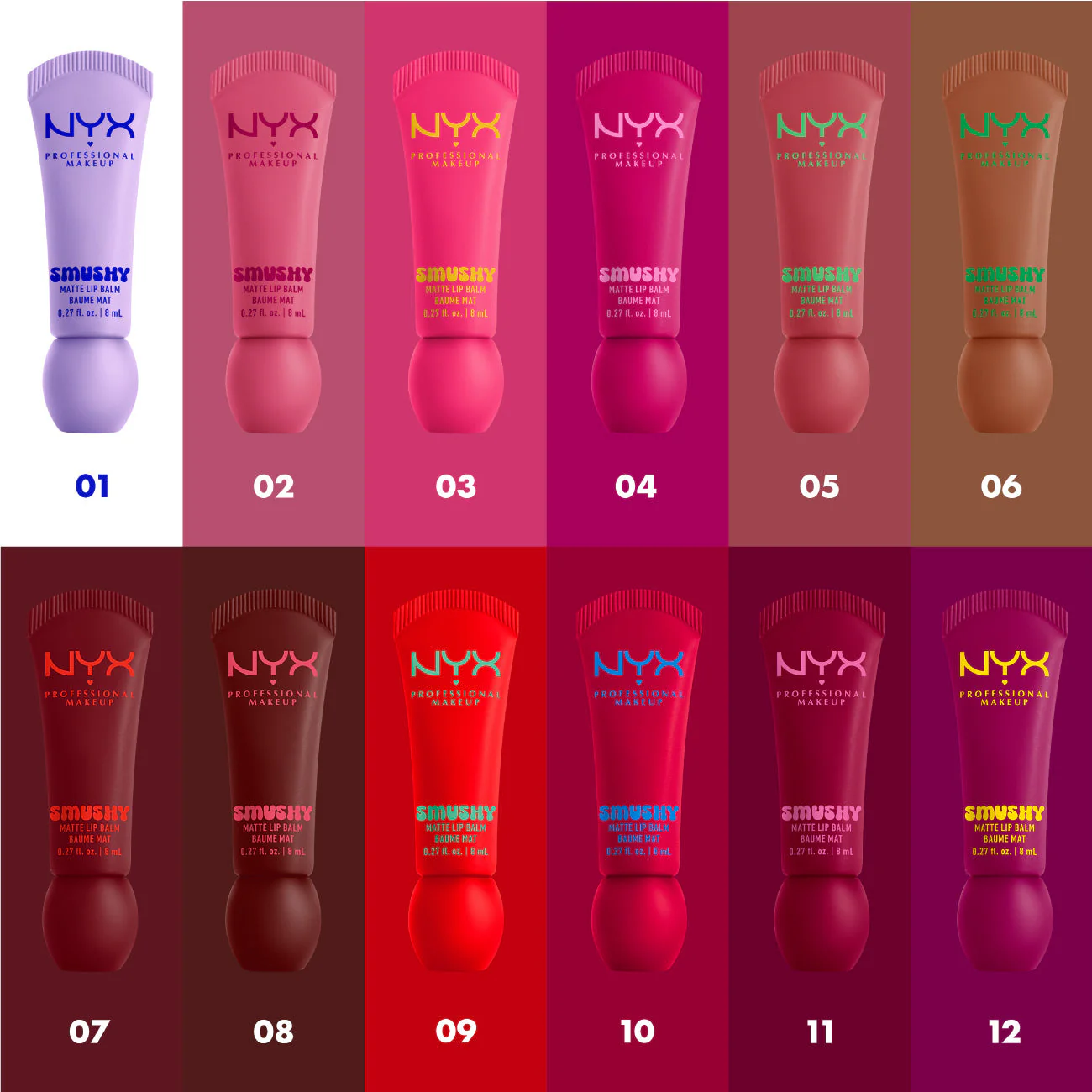 Smushy Matte Lip Balm, Soft Diffused Color, Matte Finish - Image 75