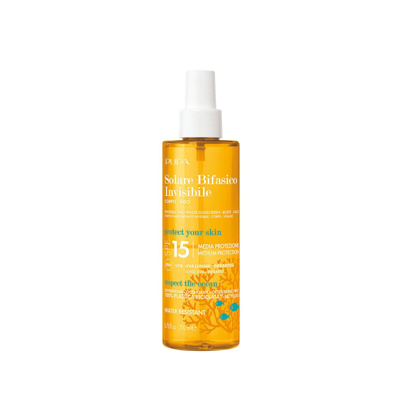 Sunscreen Invisible Two-Phase SPF 15