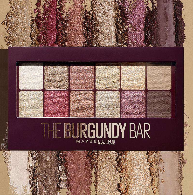 THE BURGUNDY BAR EYESHADOW PALETTE- FEATURES 12 EXPERTLY CURATED SHADES - Image 3